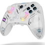 Krom Krystal Gamepad Inalámbrico Transparente RGB